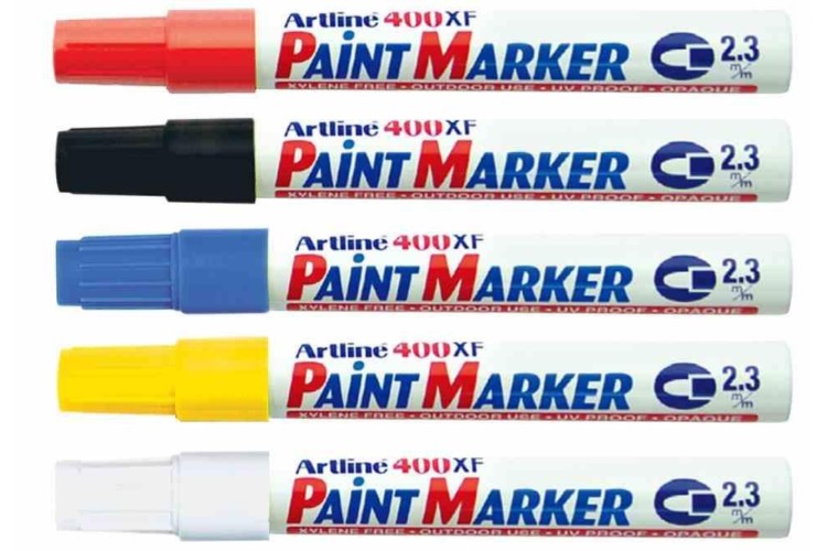 Artline Permanent Paint Marker Red