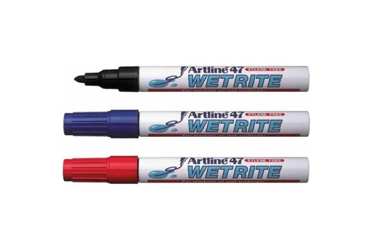 Artline47 Wetrite Permanent Marker Blue