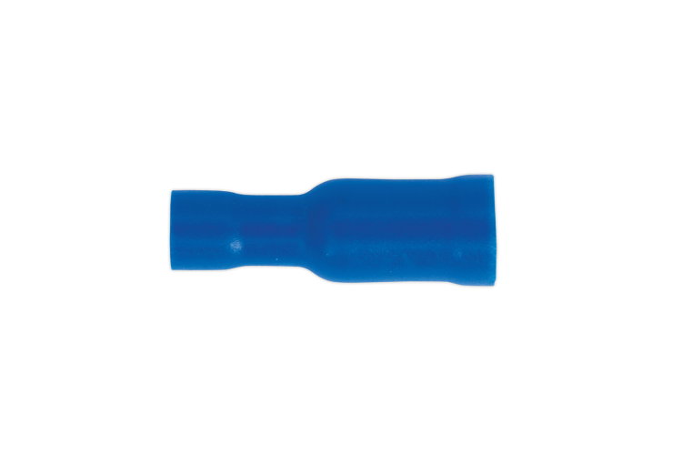 BLUE FEMALE BARREL (SOCKET) TERMINAL Ø5MM (BLUE) (100 PK) 