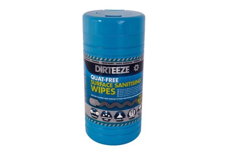 DIRTEEZE SANITISING WIPES 250 X1 HMAXCL250QF