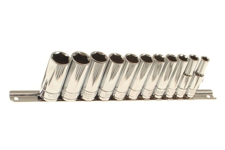 Franklin 11 pce 6 pt Metric Deep Socket Set 3/8