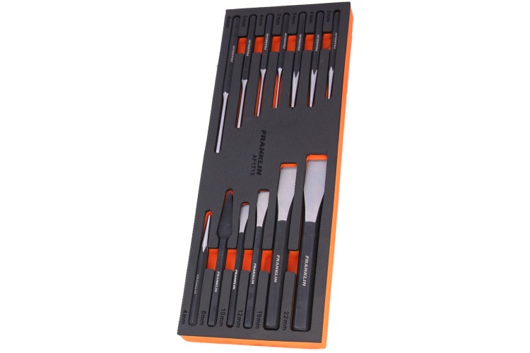 FRANKLIN CHISEL AND PUNCH SET (13PCE)