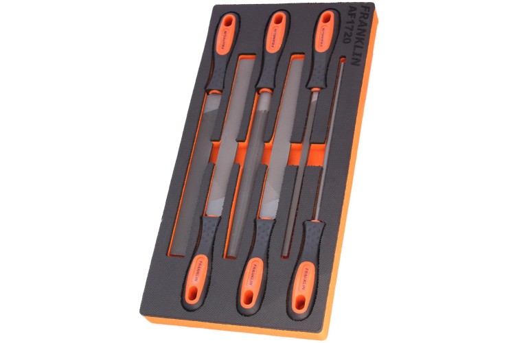 Franklin 6 pce Soft Grip Handled File Set 8