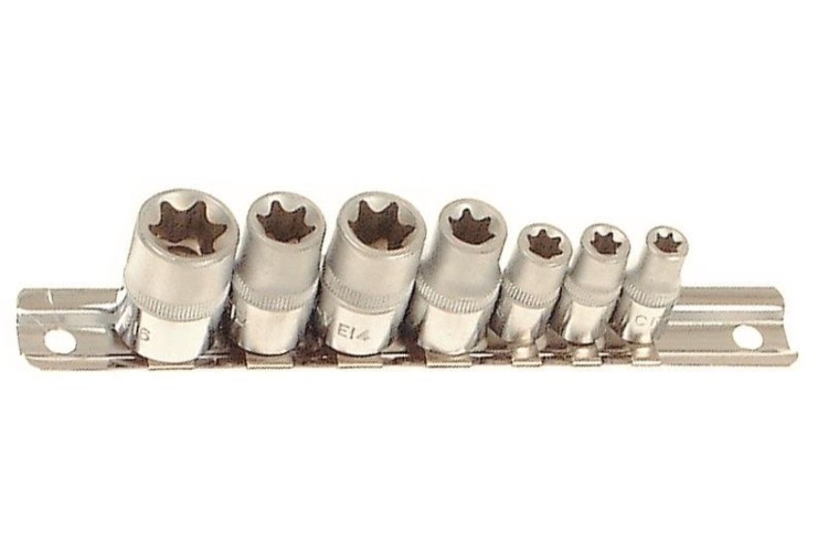  Franklin 7 pce Ext Star Socket Set 1/4