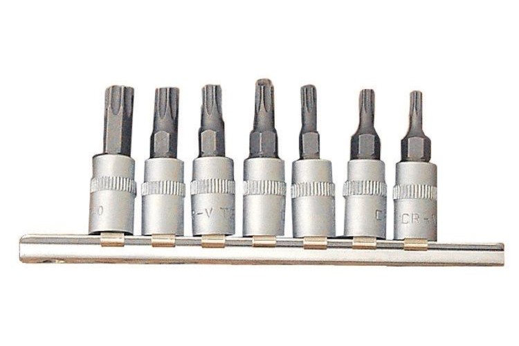 Franklin 7 pce Star Bit Socket Set 1/4