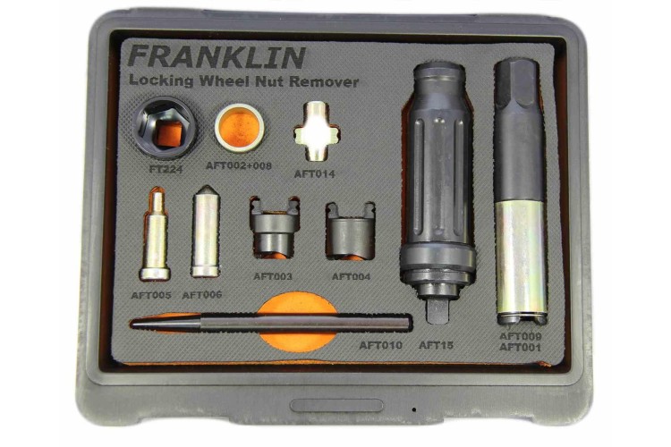 Franklin Impact Wheel Nut Removal Set + Driver