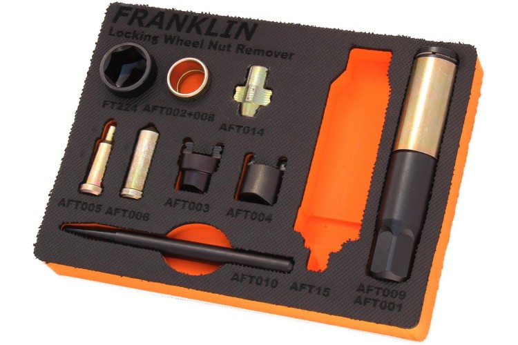 Franklin Wheel Nut Removal Set A B + C