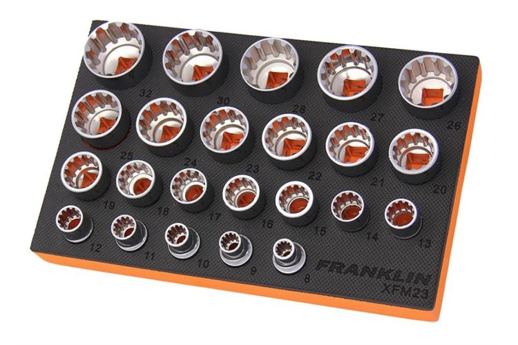 Franklin XF 23 pce Multi-Drive Socket Set 1/2