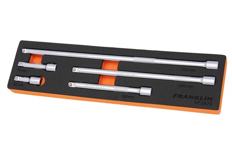 Franklin XF 5 pce Two Stage Wobble and Fixed Extension Bar Set 3/8