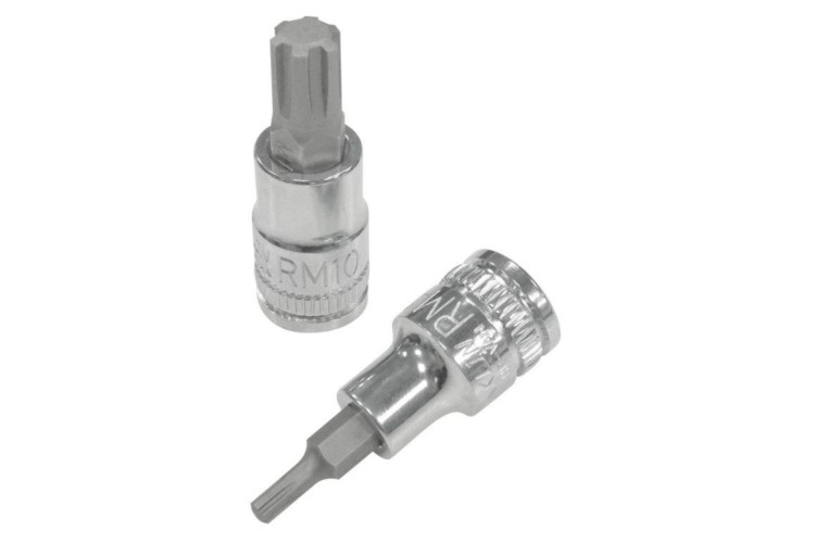 Franklin XF Short Ribe Bit Socket 1/2