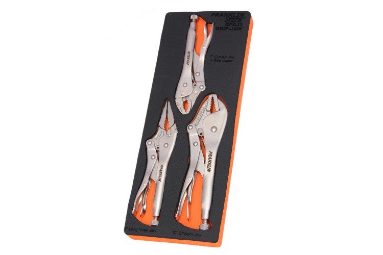 FRANKLIN GEAR-F GRIP-JAW PLIER SET (3PCE)