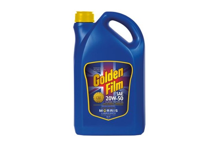 GOLDEN FILM SAE 20W50 CLASSIC MOTOR OIL (5 LITRES) - MORRIS