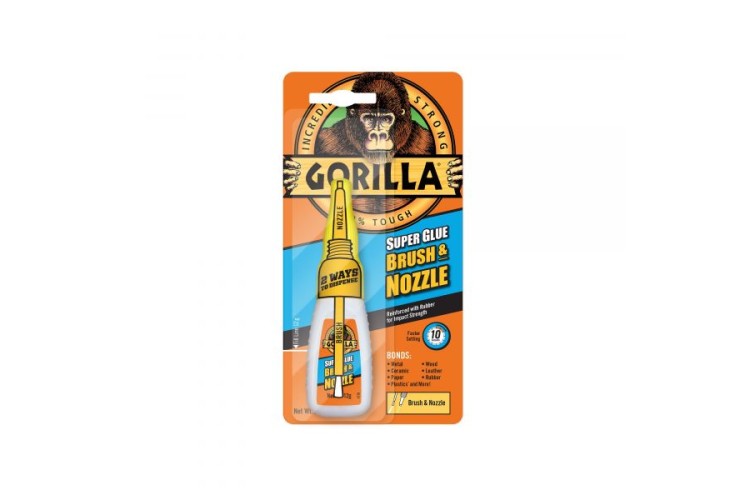 Gorilla Superglue 12gm Brush & Nozzle