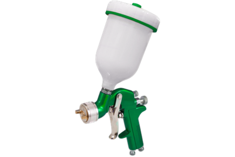 GRAVITY FEED SPRAY GUN 1.7MM SET-UP 