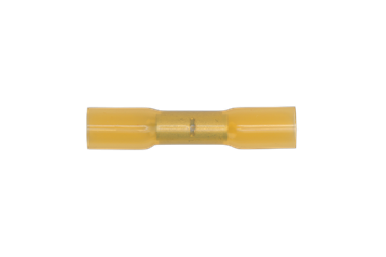 HEAT SHRINK BUTT CONNECTOR TERMINAL (6.8MM) (YELLOW) (50 PK)