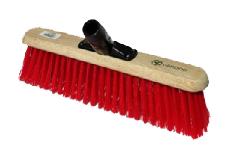 HIGH QUALITY YARD BROOM (18 INCH) (RED)