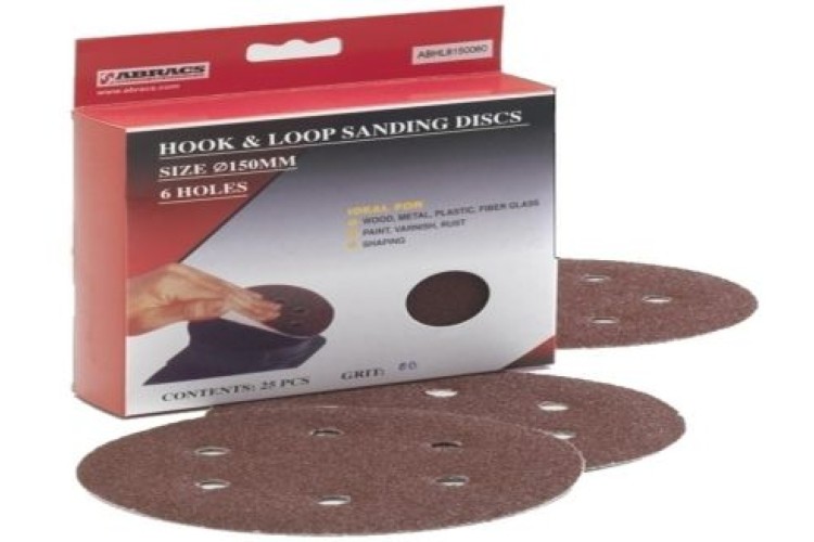 Hook & Loop 125mm 220/240G 8 Hole Sanding Discs