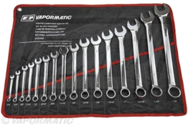 IMPERIAL SPANNER SET (1/4 TO 1 1/4)