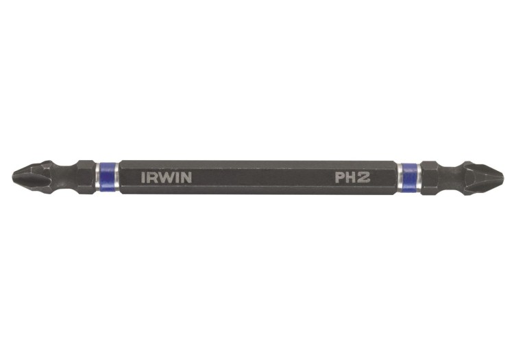 Irwin Impact Double - Ended Power Bit PZ2 100mm - 2 pce