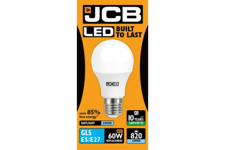 JCB GLS LED BULB 10W 820LM DAYLIGHT E27-6500K