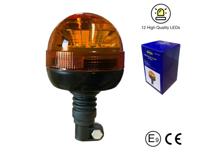 LED BEACON (AMBER) (LOW PROFILE) (SPIGOT)