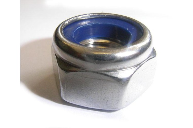 M10 - 1.50 (ZINC) NYLOC NUT (TYPE T)