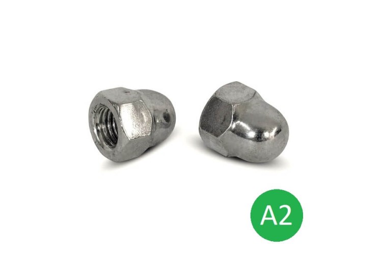 M10 - 1.50 (A2) DOME NUT 