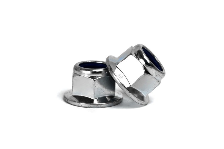 M10 - 1.50 (ZINC) FLANGE NYLOC NUT 