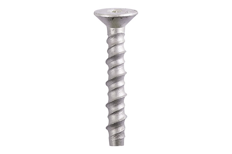 M10 X 100MM/M12 MULTI-FIX CONCRETE BOLT CSK HEAD IN SILVER