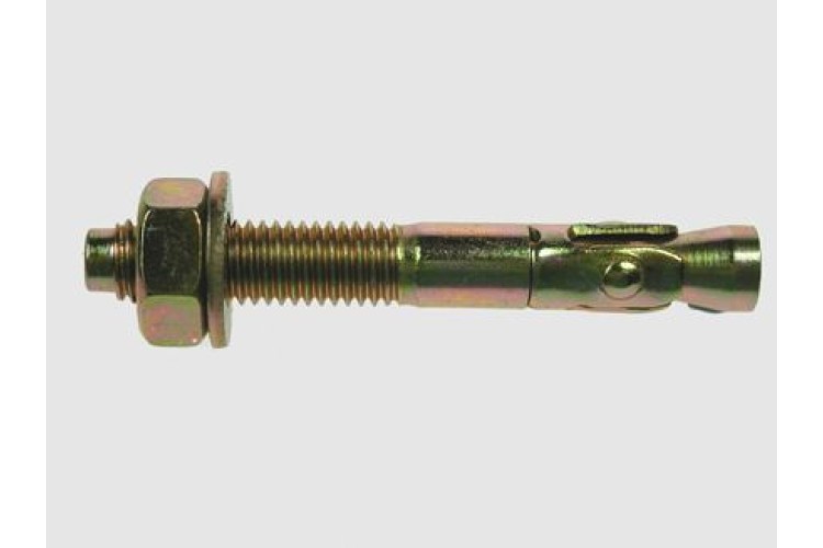 M10 X 150MM THROUGHBOLTS (ZINC-YELLOW)