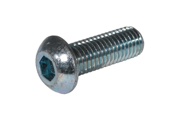 M10 X 25MM BUTTON HEAD SCREW (10.9) (ZINC)