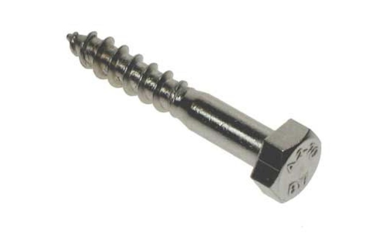 M10 X 60MM COACH SCREW (A2)