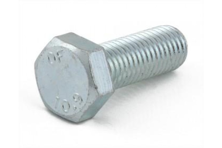 M12 X 25MM HEX SET SCREW (10.9) (ZINC)