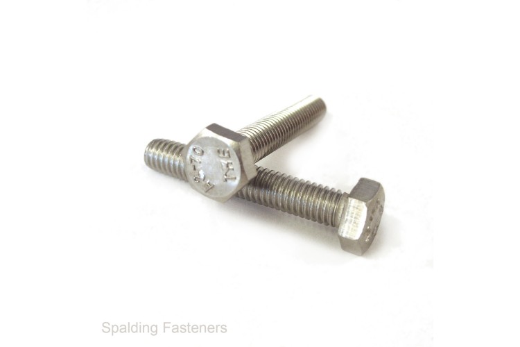 M12 X 30MM HEX SET SCREW (A2 STAINLESS)