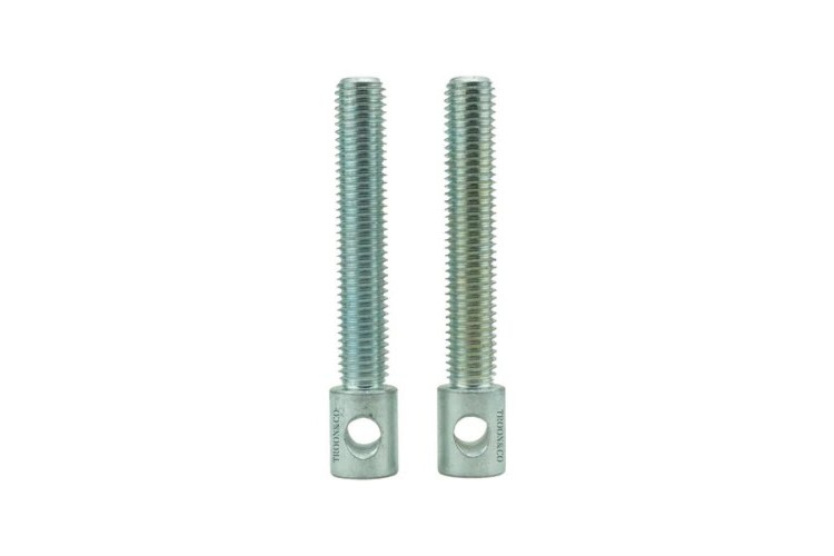 M12 X 8MM X 70MM BOLT ON LOCKING TAB BOLT (ZINC) (LONG)