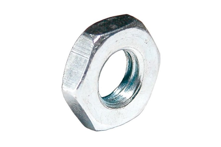 M14 - 1.50 HEX HALF (JAM) NUT (ZINC) (METRIC FINE) (GRADE 4)