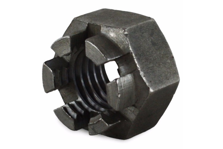 M22 X 1.50 HEX CASTLE NUT (SELF COLOUR) (METRIC FINE)