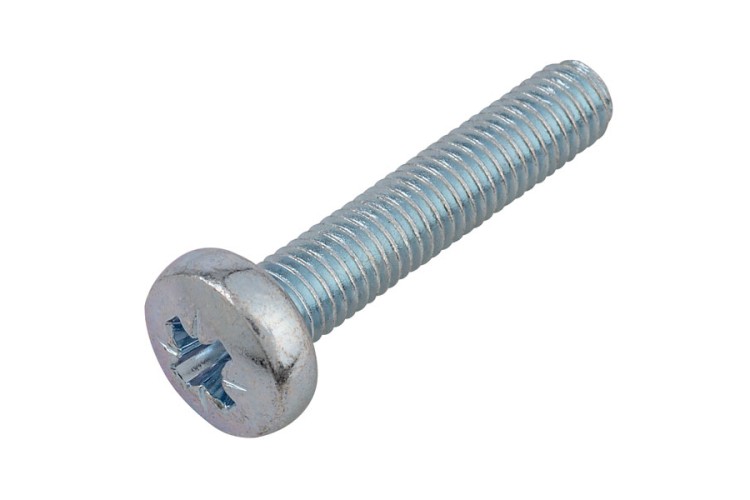 M3 X 16MM PAN HEAD MACHINE SCREWS (4.8) (ZINC)