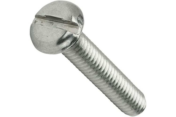  M3 X 25MM (A2) SLOTTED PAN HEAD MACHINE SCREW (A2)