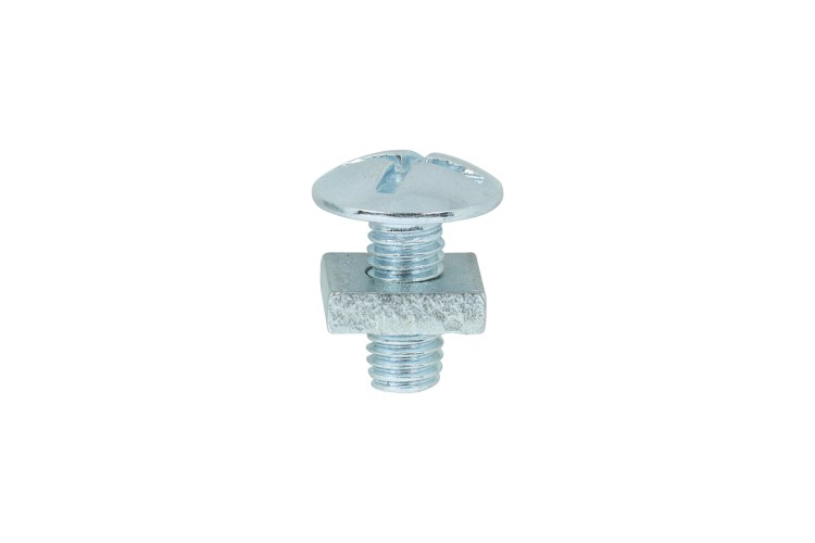 M5 X 12MM ROOFING BOLT AND SQUARE NUT (ZINC)