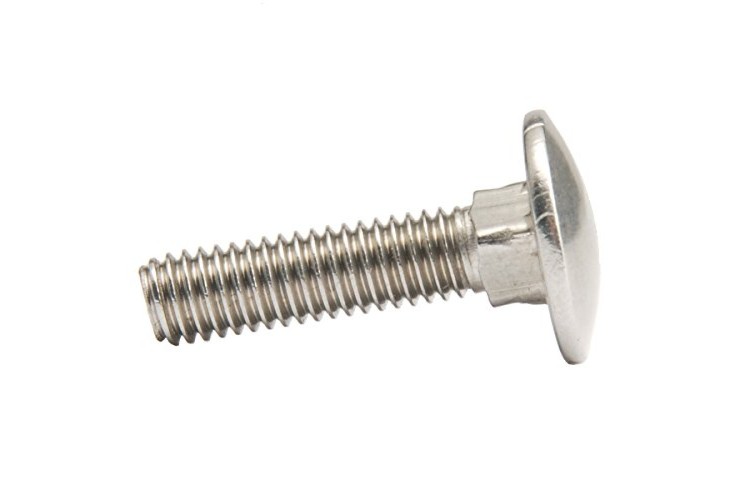 M5 X 16MM CARRIAGE BOLT (A2) STAINLESS