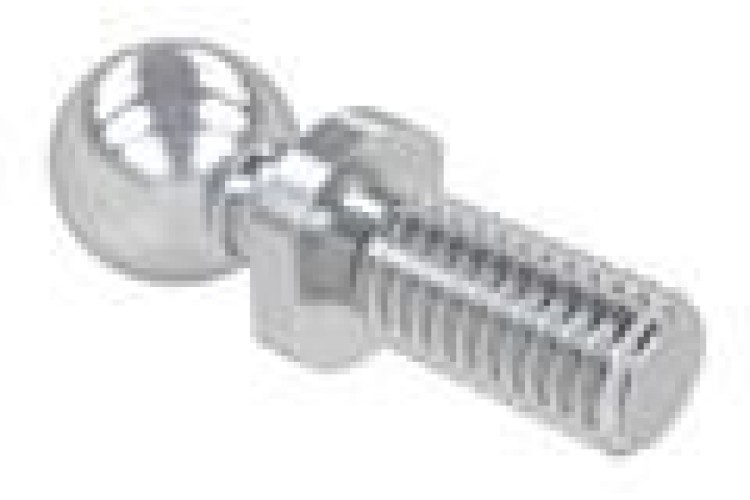 M8 BALL STUD (ZINC) (GAS STRUT)