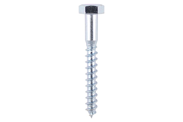 M8 X 120MM COACH SCREW (ZINC)