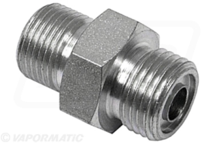 MALE ADAPTOR 11/16 ORFS X 3/8 BSP