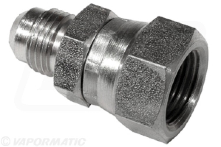 MALE/FEMALE ADAPTOR 9/16 JIC MALE X 3/8 BSP FEMALE