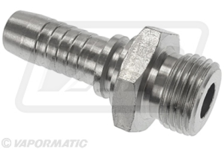 MALE INSERT 3/8 BSP FLAT FACE X 3/8 HOSE 