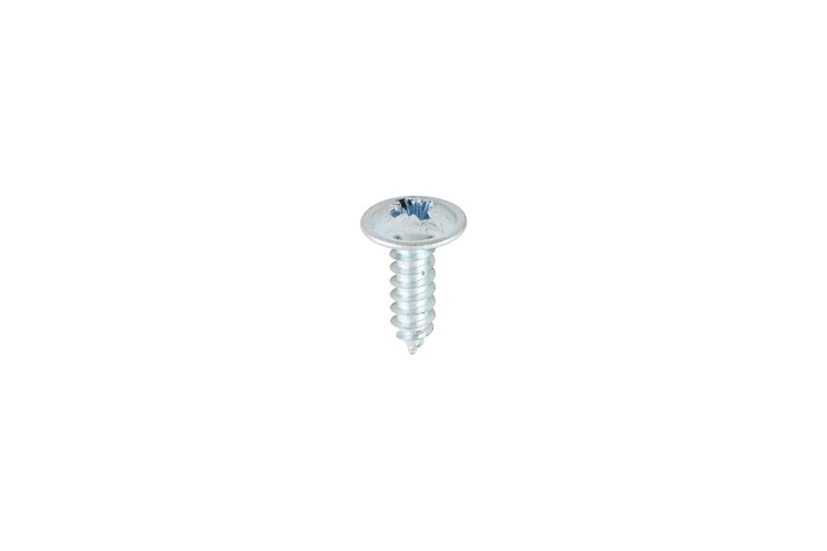 Metal Tapping Screws - PZ - Flange - Self-Tapping - Zinc 8 x 1/2