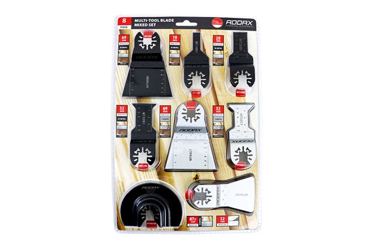 Multi-Tool Blade Sets - 8 Piece Set Mixed