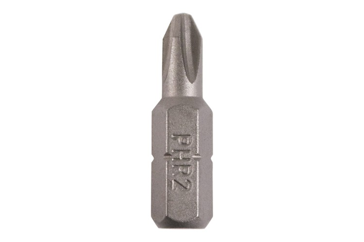 No.2 x 25 Phillips Driver Bit - S2 Grey 2PH25GJ