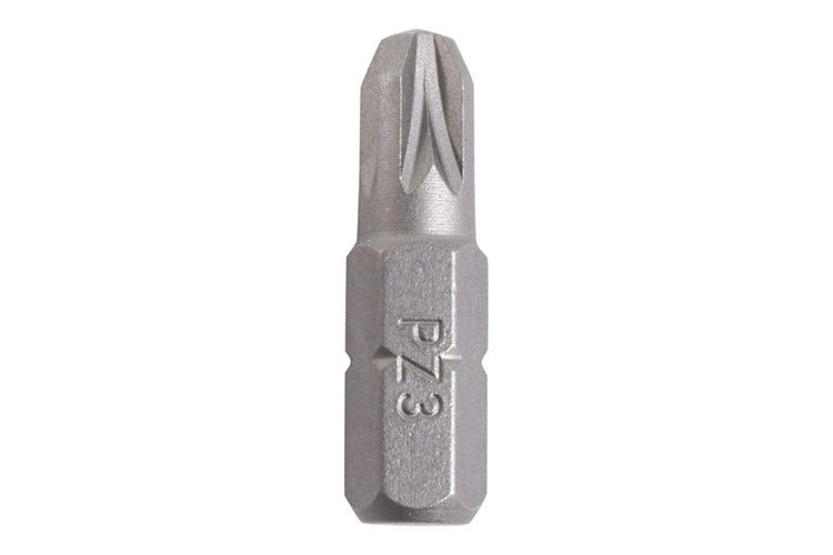 No.3 x 25 Pozi Driver Bit - S2 Grey 3CB25PACK